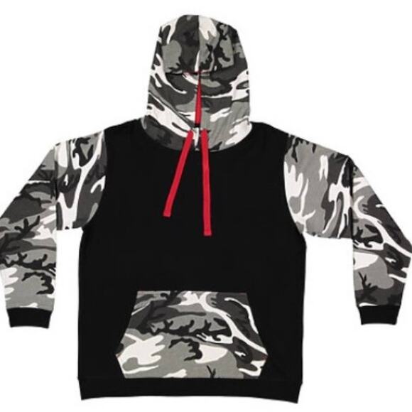 Code Five Adult Camo Fleece Fashion Hoodie  Size Large - Picture 1 of 3